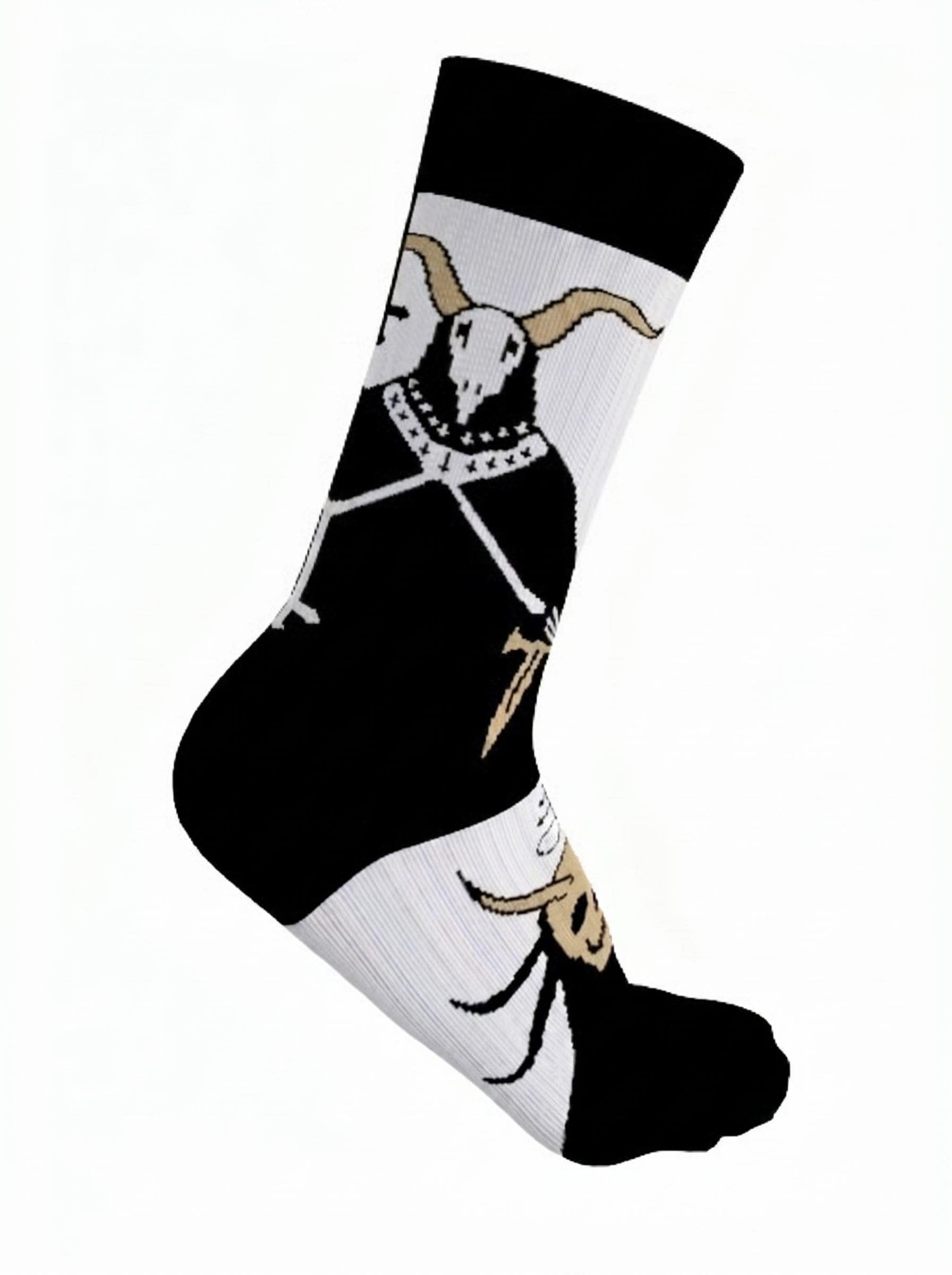 Evil Cultist Socks | Horror Tattoo Socks | Dark Gothic Streetwear | Macabre Halloween Gift