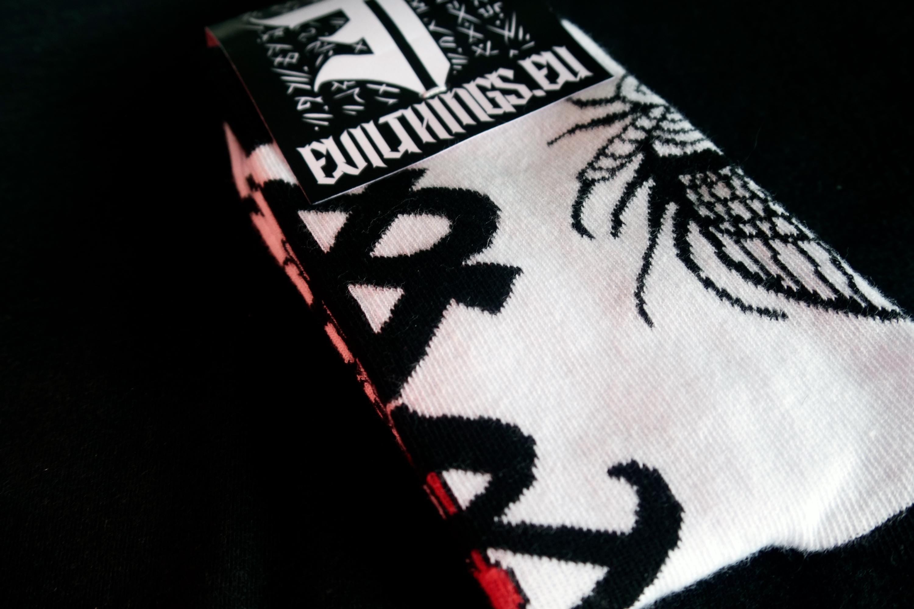 Evil Insect Socks | Horror Tattoo Socks | Dark Gothic Streetwear | Macabre Halloween Gift | Insect